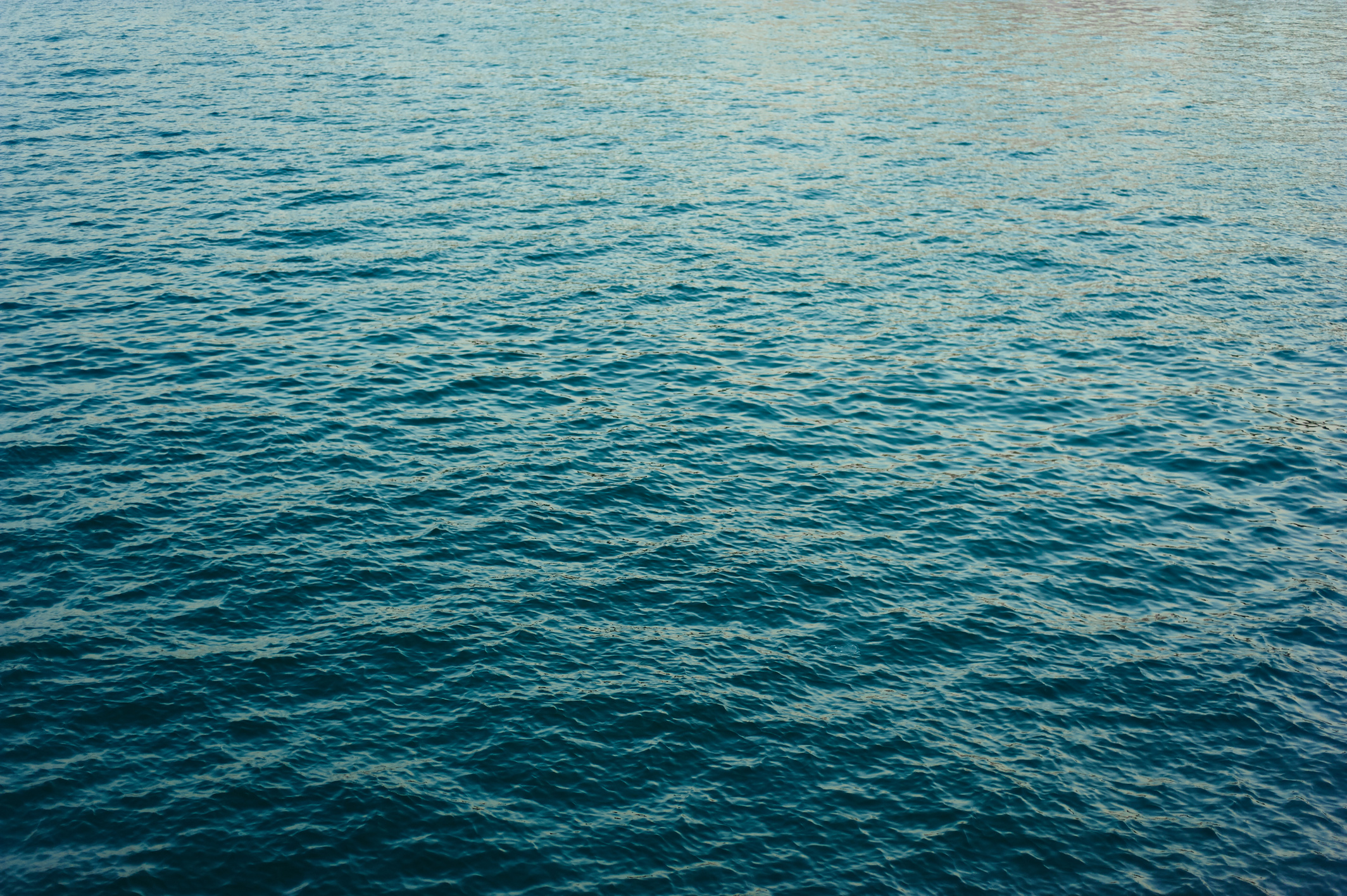 deep blue sea water backround. waves at ocean surface